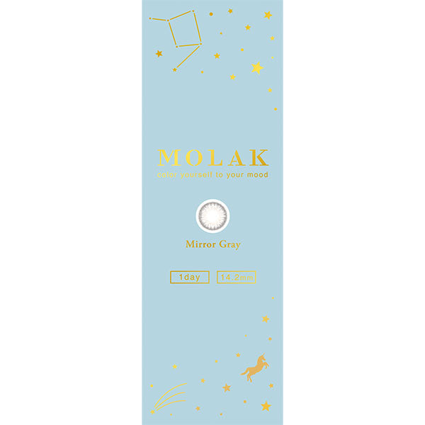モラクワンデー(1箱10枚入)ミラーグレー