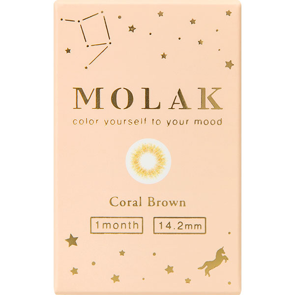 モラクマンスリー(1箱2枚入)コーラルブラウン