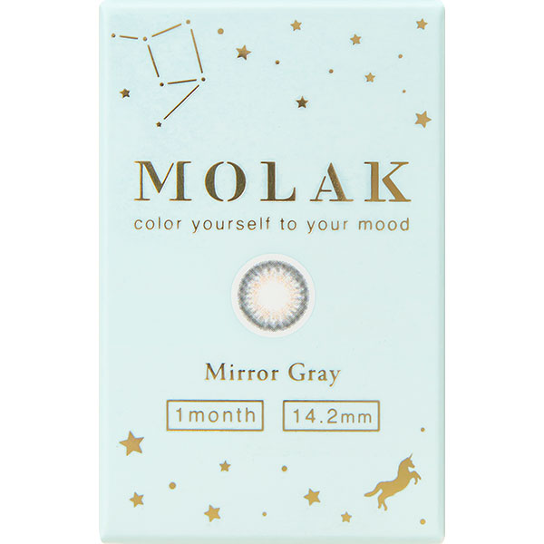 モラクマンスリー(1箱2枚入)ミラーグレー