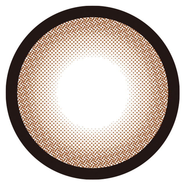 カラーズ ワンデー(1箱10枚入)ナチュラルリングブラウン