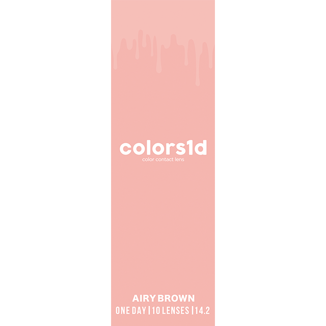 カラーズ ワンデー(1箱10枚入)エアリーブラウン