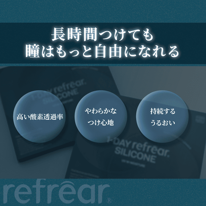 ワンデーリフレア シリコーン UV Wモイスチャー（1箱30枚入）クリア