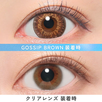 キャンディーマジックワンデー（1箱10枚入）ゴシップブラウン