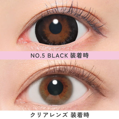 ファビュラス ワンデー（1箱10枚入）NO.5 ブラック