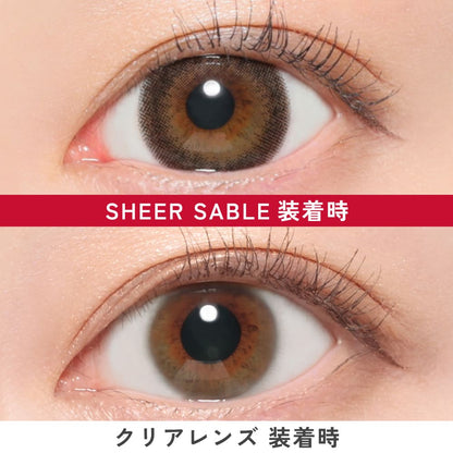 ファビュラス マンスリー（1箱2枚入）シアーセーブル