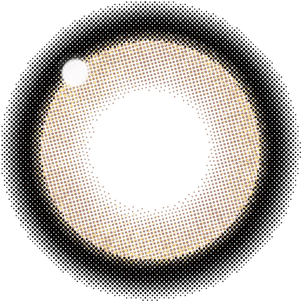 シークレットキャンディーマジック（度あり：1箱1枚入）ラメブラウン