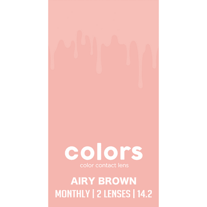 カラーズ（1箱2枚入）エアリーブラウン　