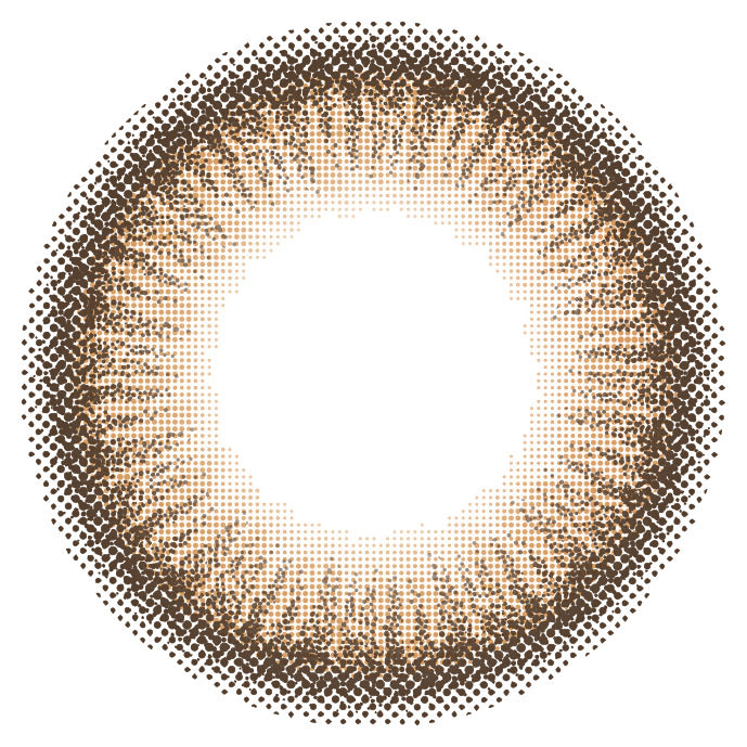 エバーカラーマンスリー（1箱2枚入）アプリコットブラウン