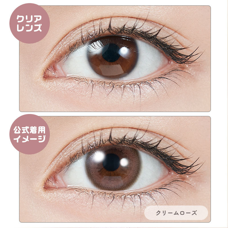 トパーズ マンスリー（1箱2枚入）クリームローズ